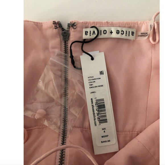 Alice and Olivia Shanti Eyelet Tiered Midi Dress - Picture 3 of 13